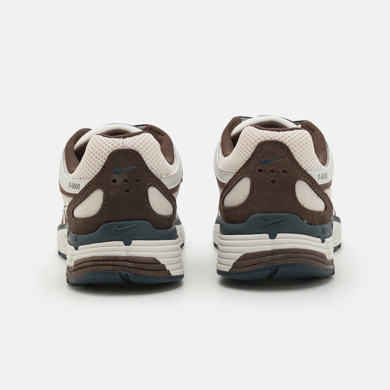Nike p-6000 white brown navy