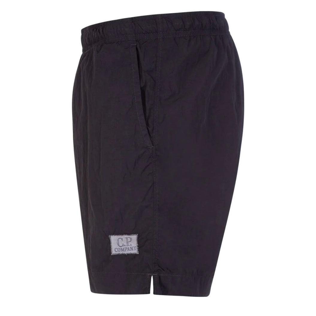 CP chrome badge swim shorts navy
