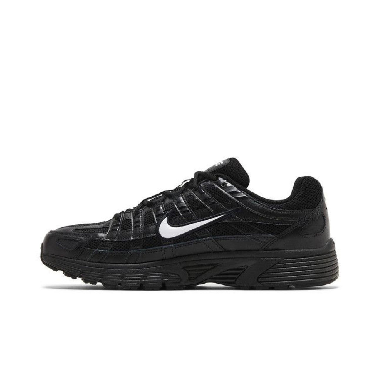 Nike sportswear P-6000 trainers black white