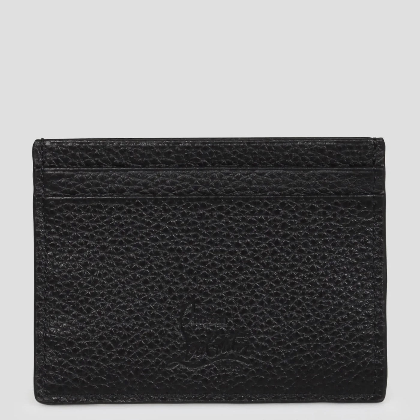 Christian Louboutin techno card holder black red