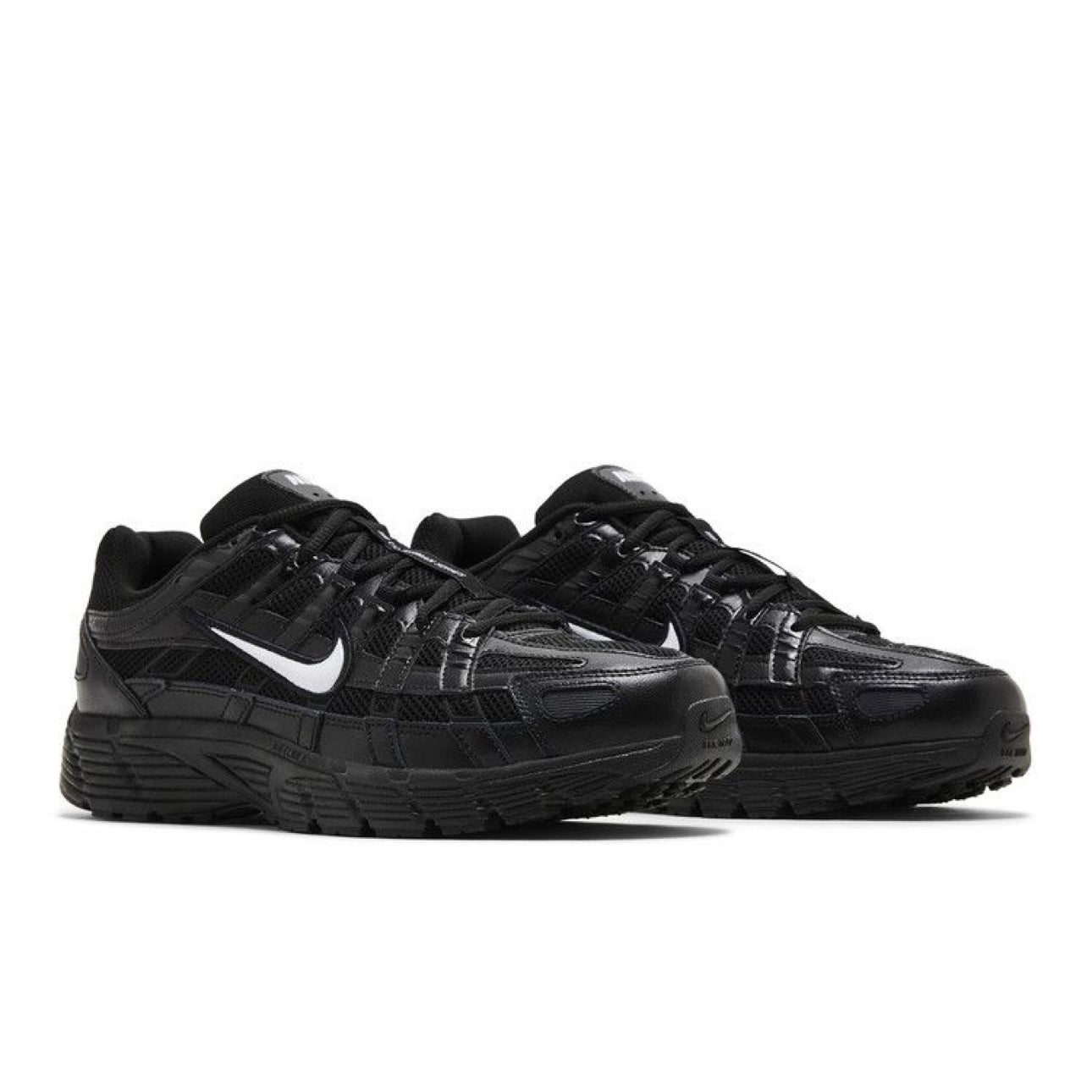 Nike sportswear P-6000 trainers black white
