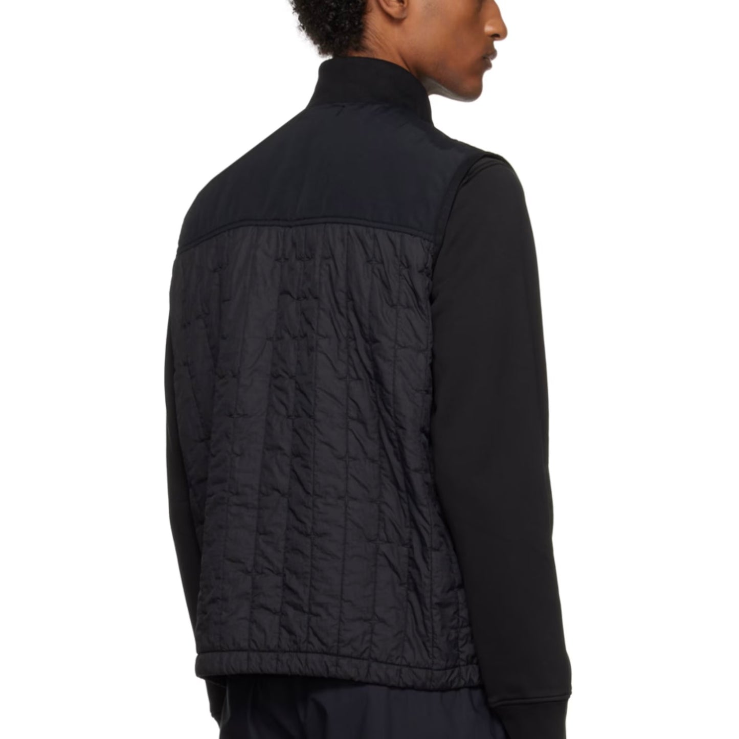 Stone Island stella vest quilted gilet black