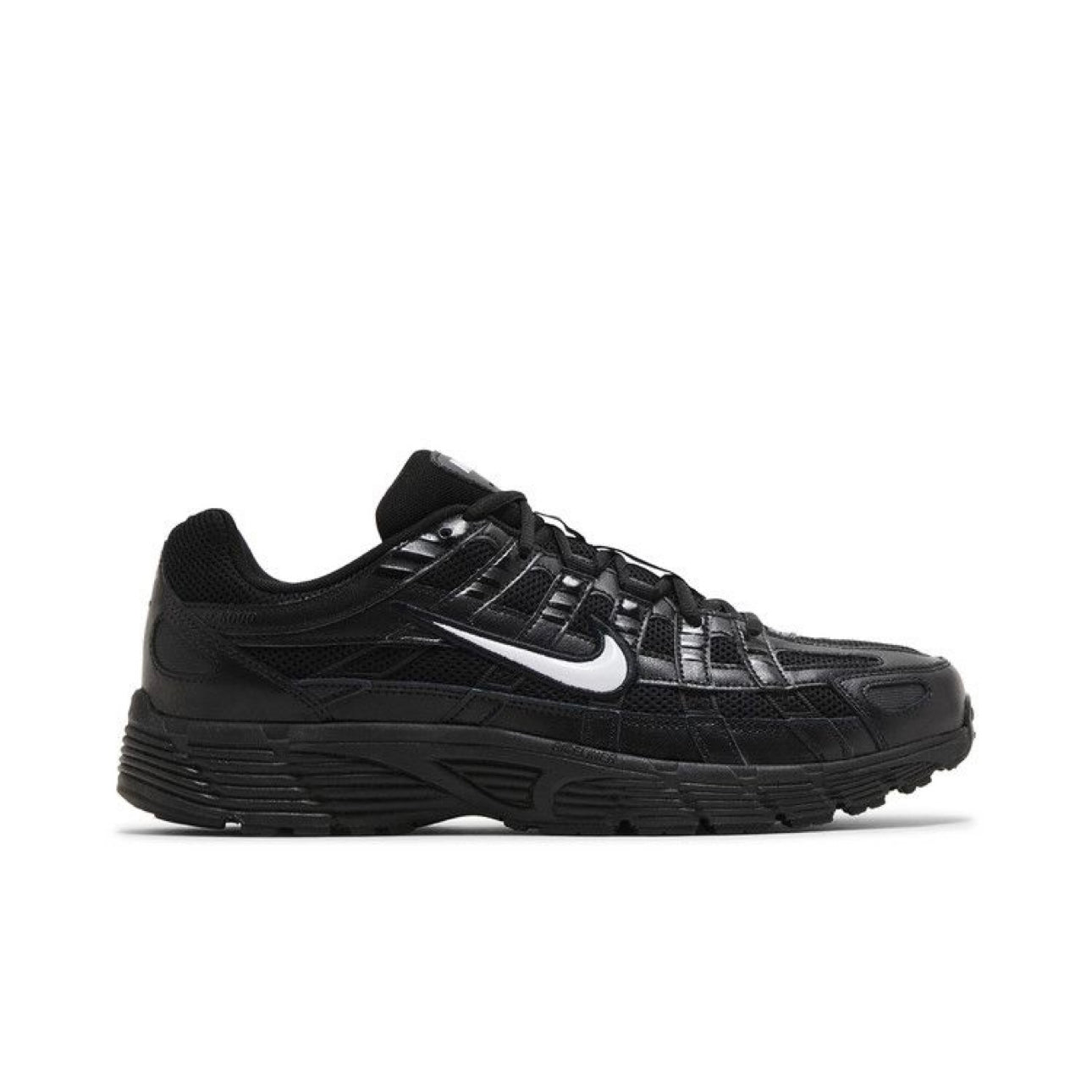 Nike sportswear P-6000 trainers black white