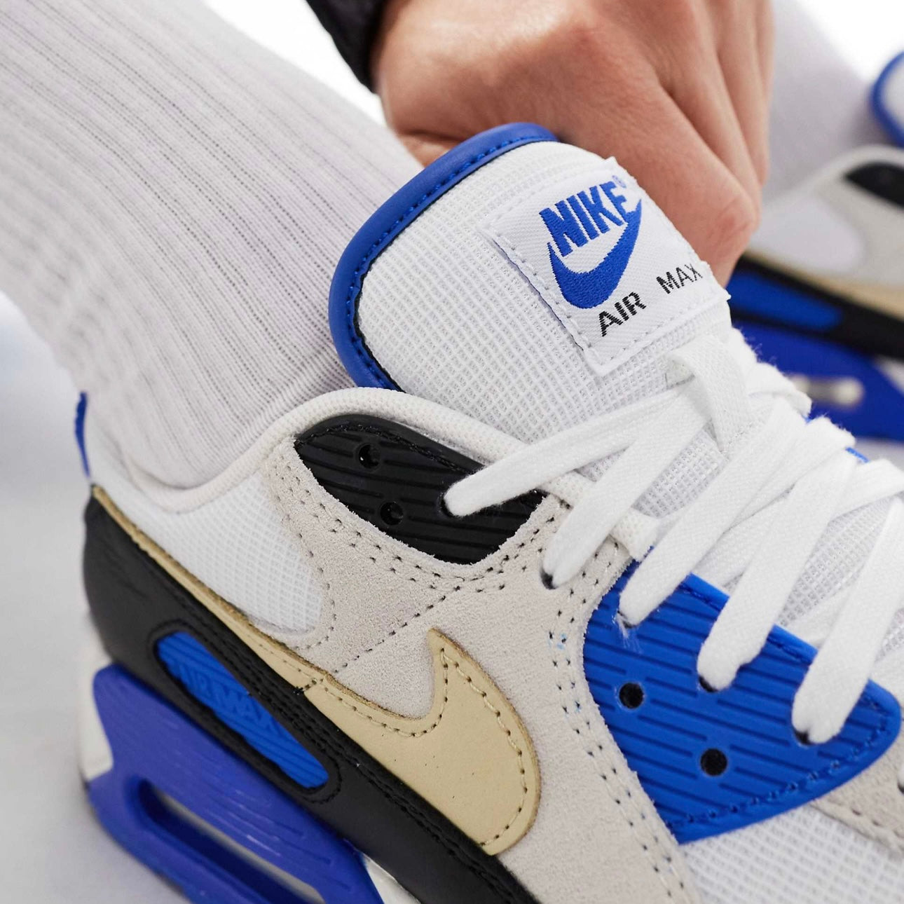 Nike Air max 90 white black blue