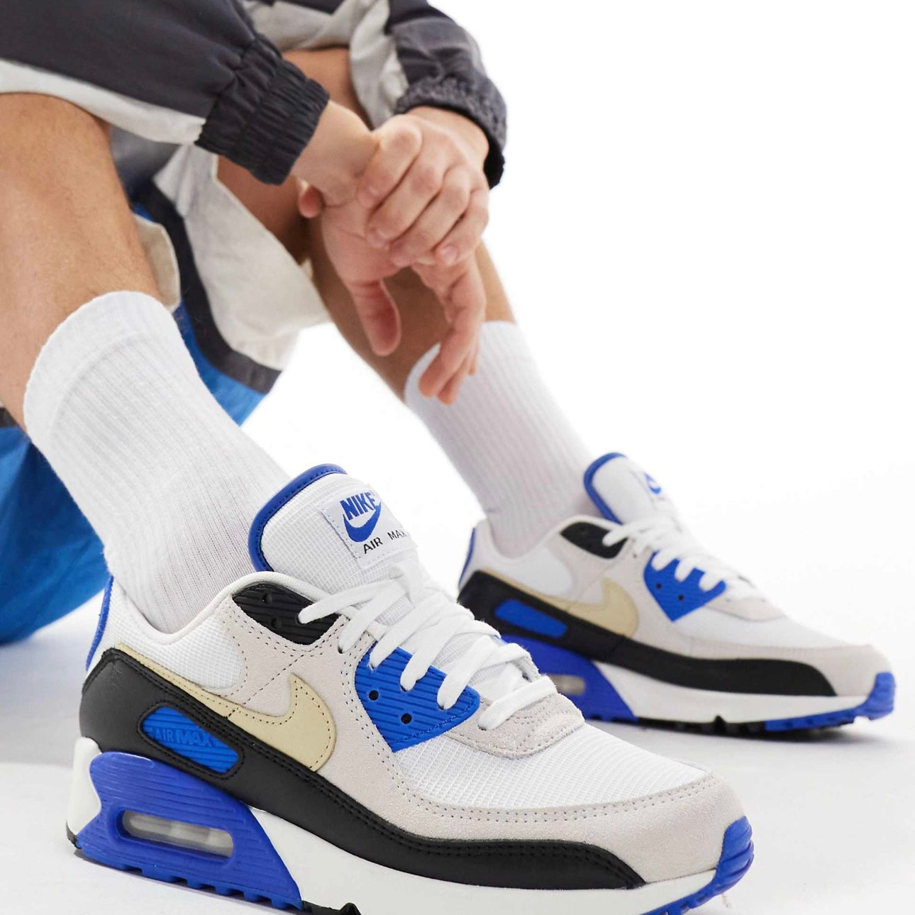 Nike Air max 90 white black blue