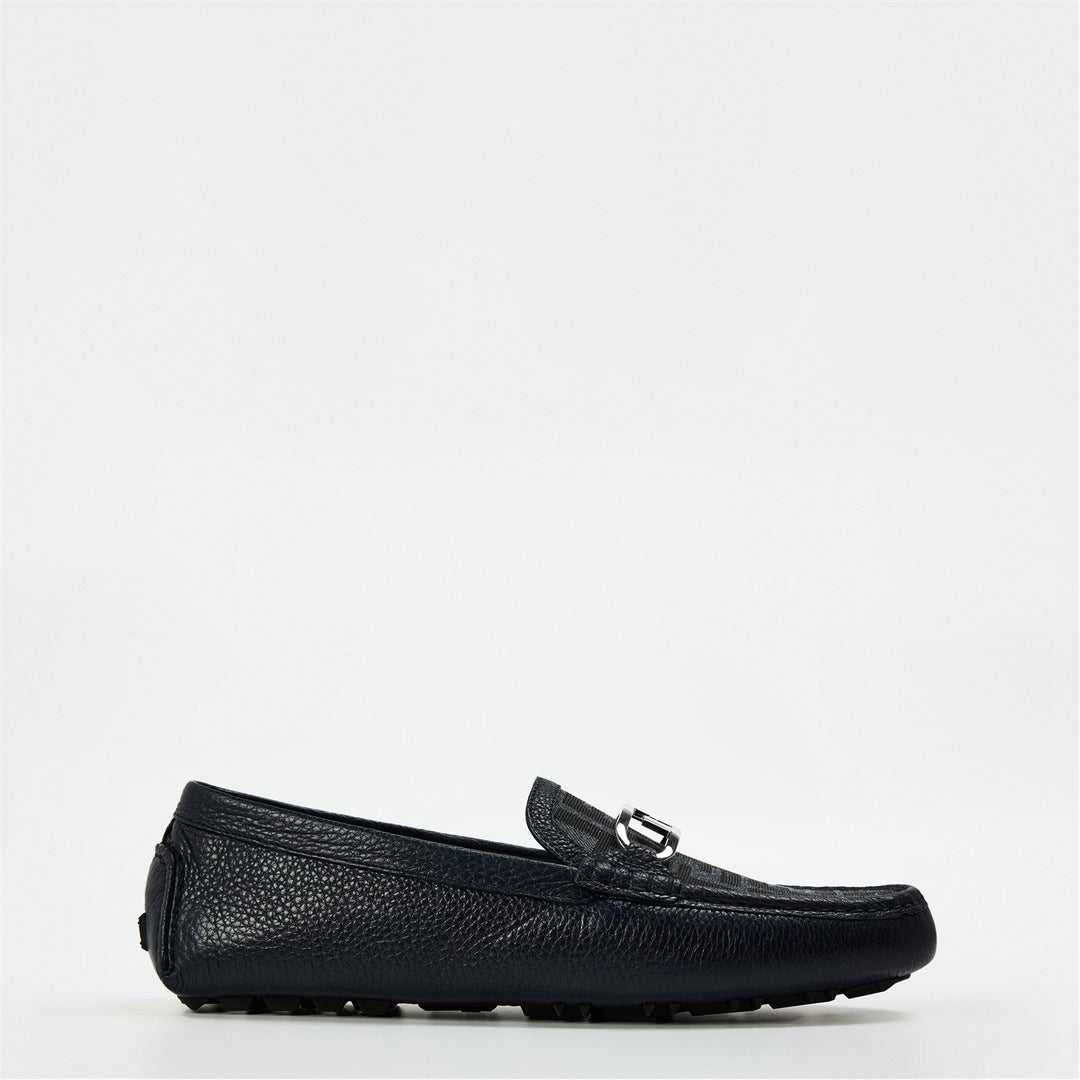FENDI driver loafer men’s navy