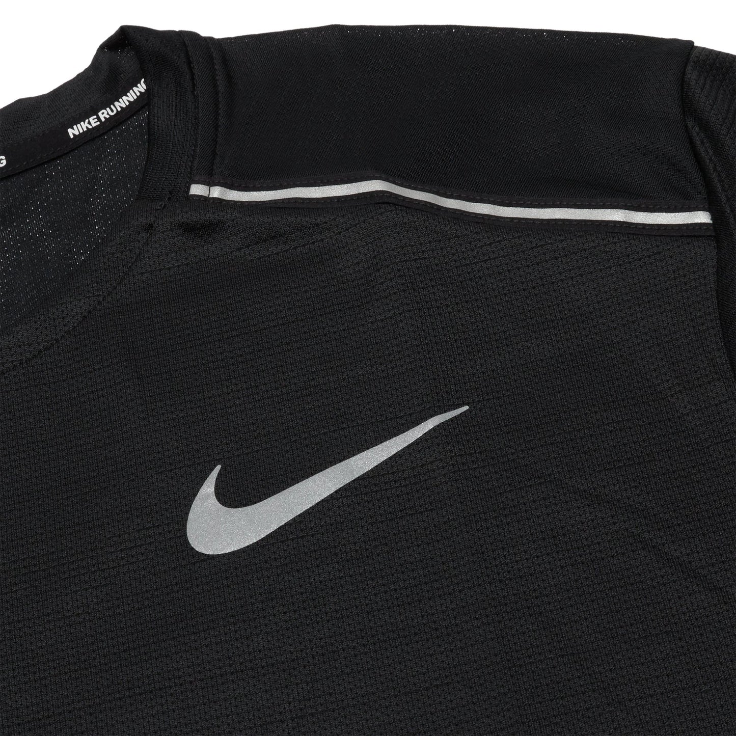 Nike Dri-FIT 1.0 Black Miler Running T Shirt