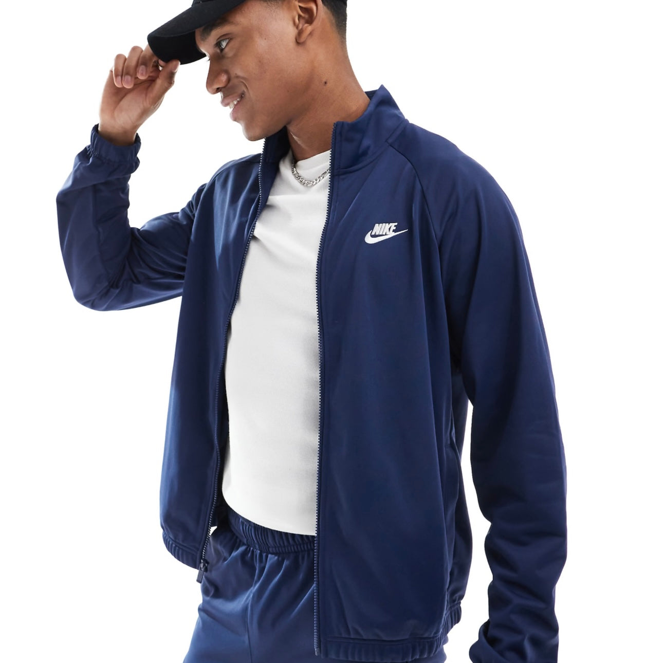 Nike sportswear tracksuit navy