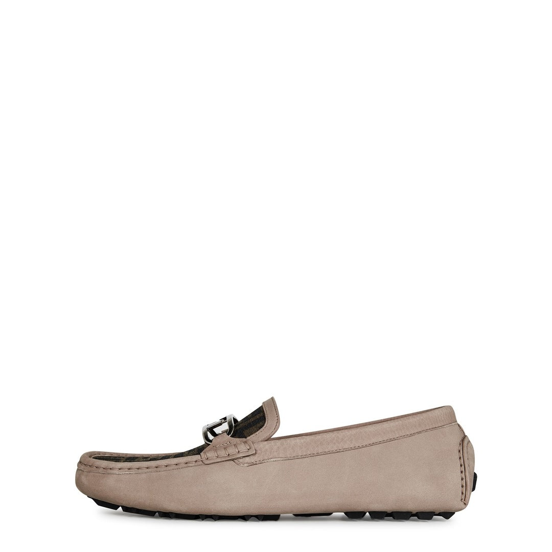 Fendi driving loafers brown