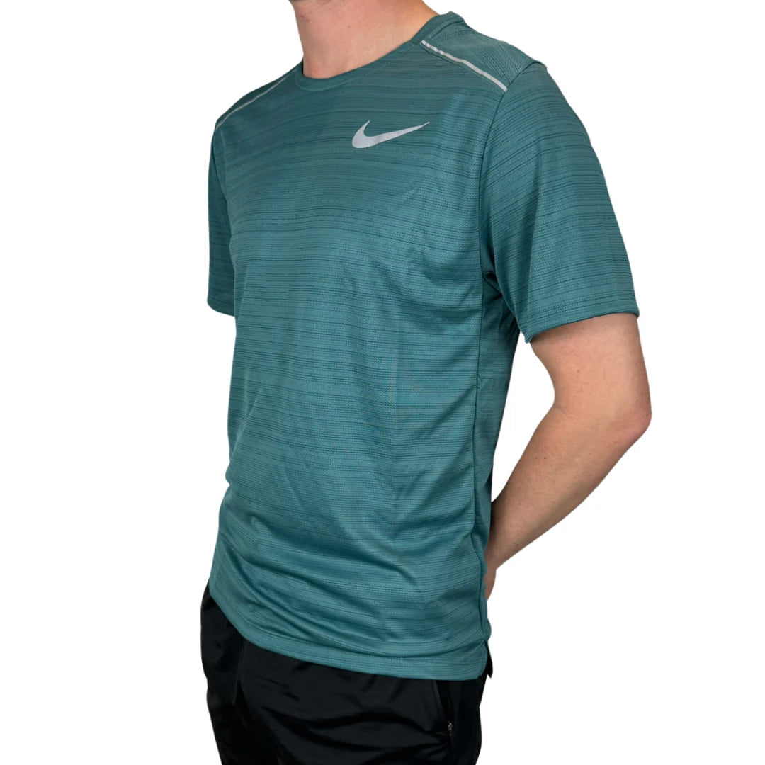 Nike Dri-FIT 1.0 green Miler Running T Shirt
