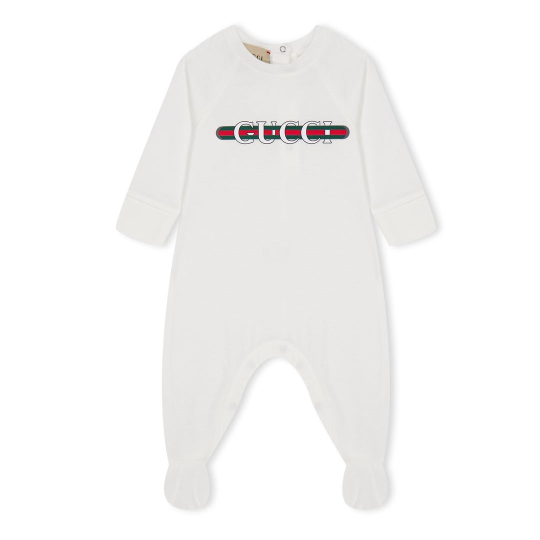 Gucci infants 2 piece set white