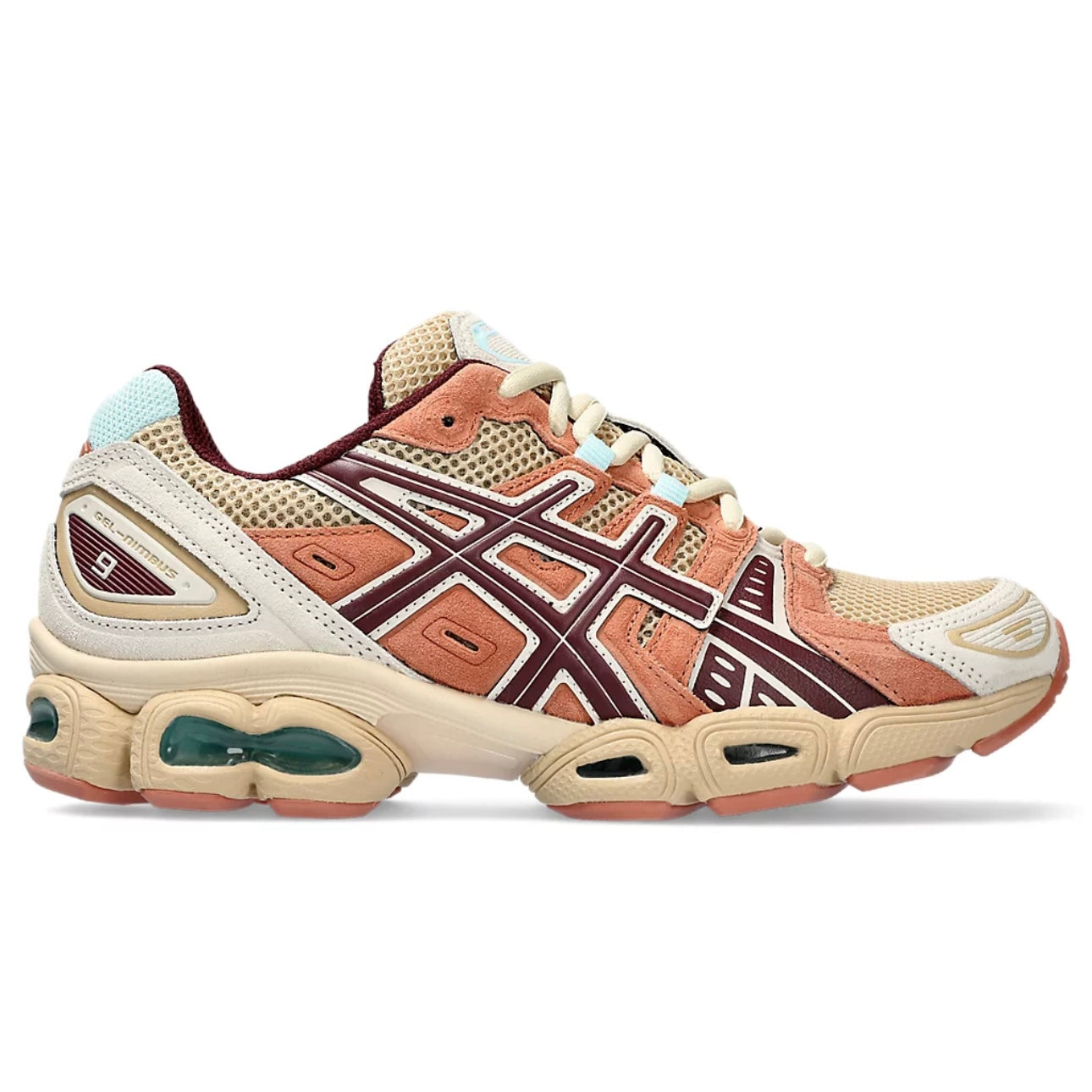 Womens Gel-Nimbus 9 dune/port royal
