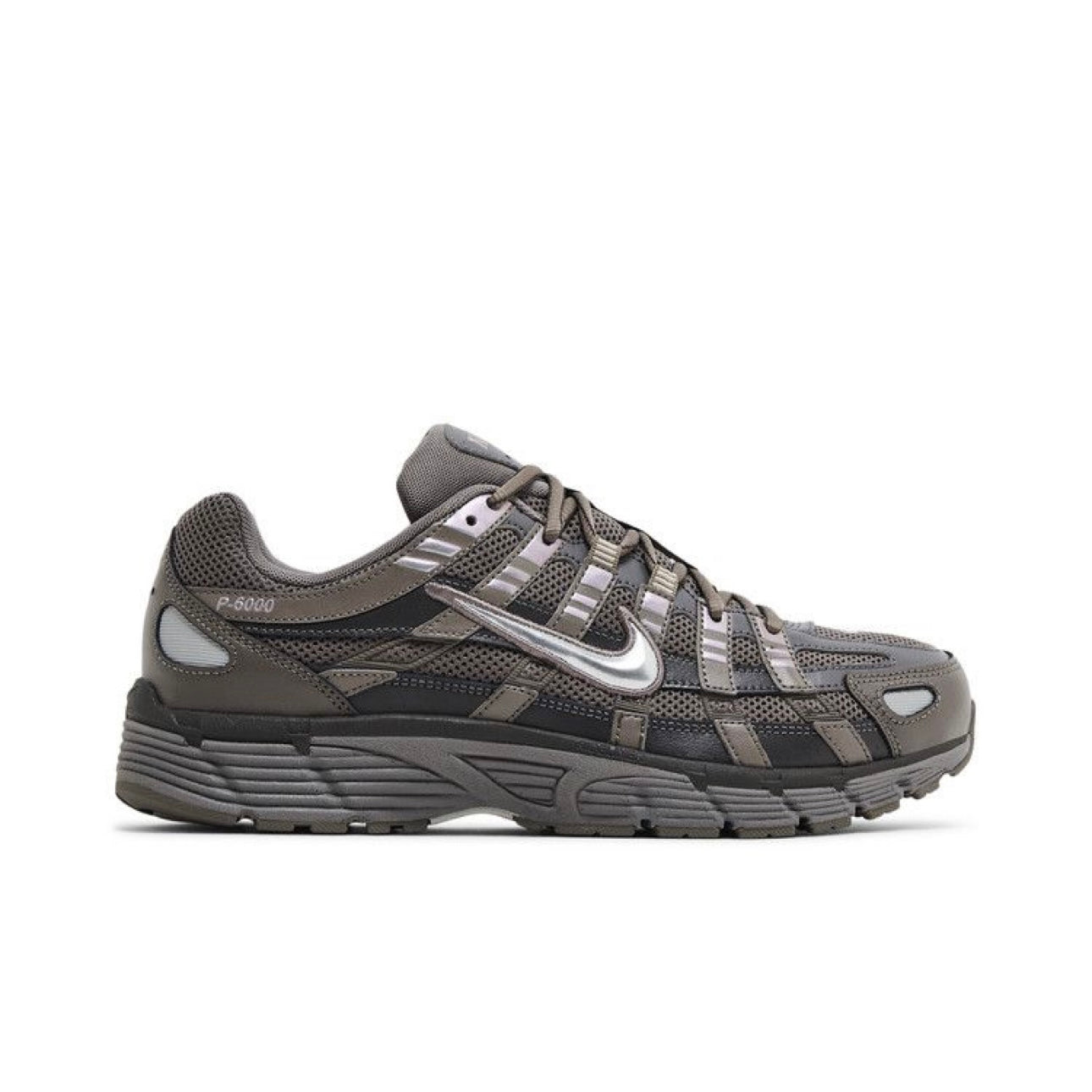 Nike p6000 trainers grey silver