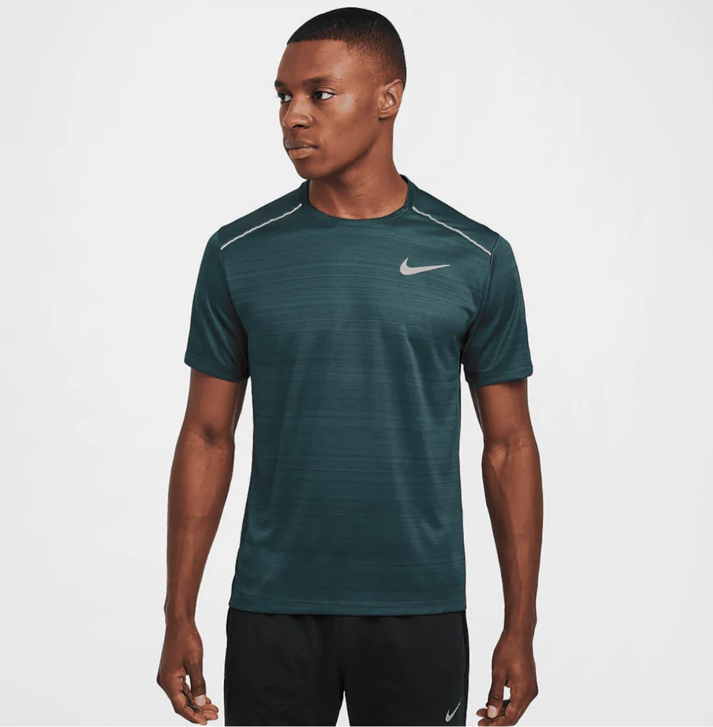 Nike Dri-FIT 1.0 green Miler Running T Shirt