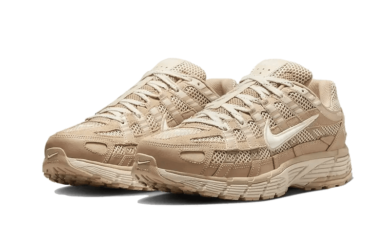 Nike P-6000 trainers in tan white