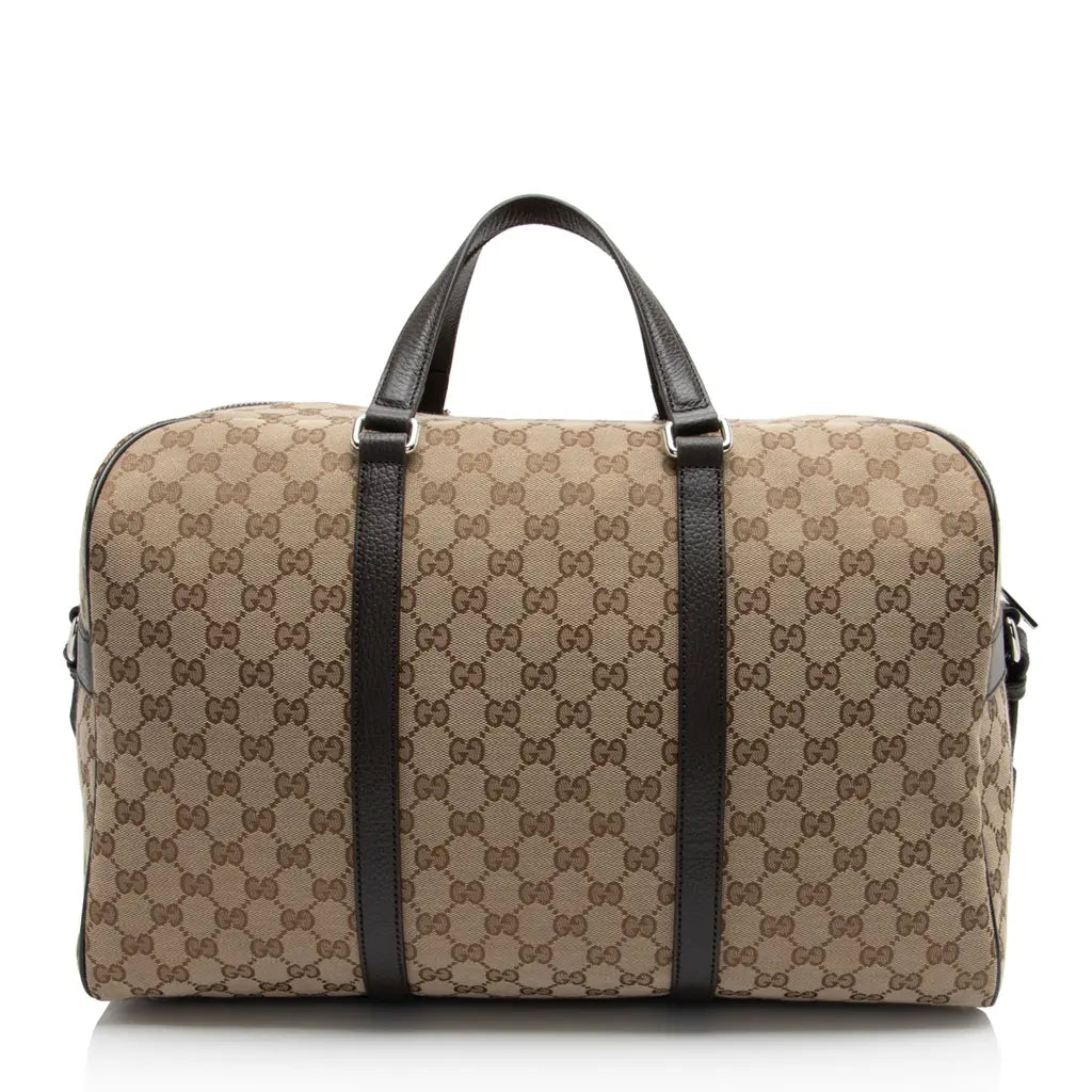 Gucci GG monogram boston duffle bag beige