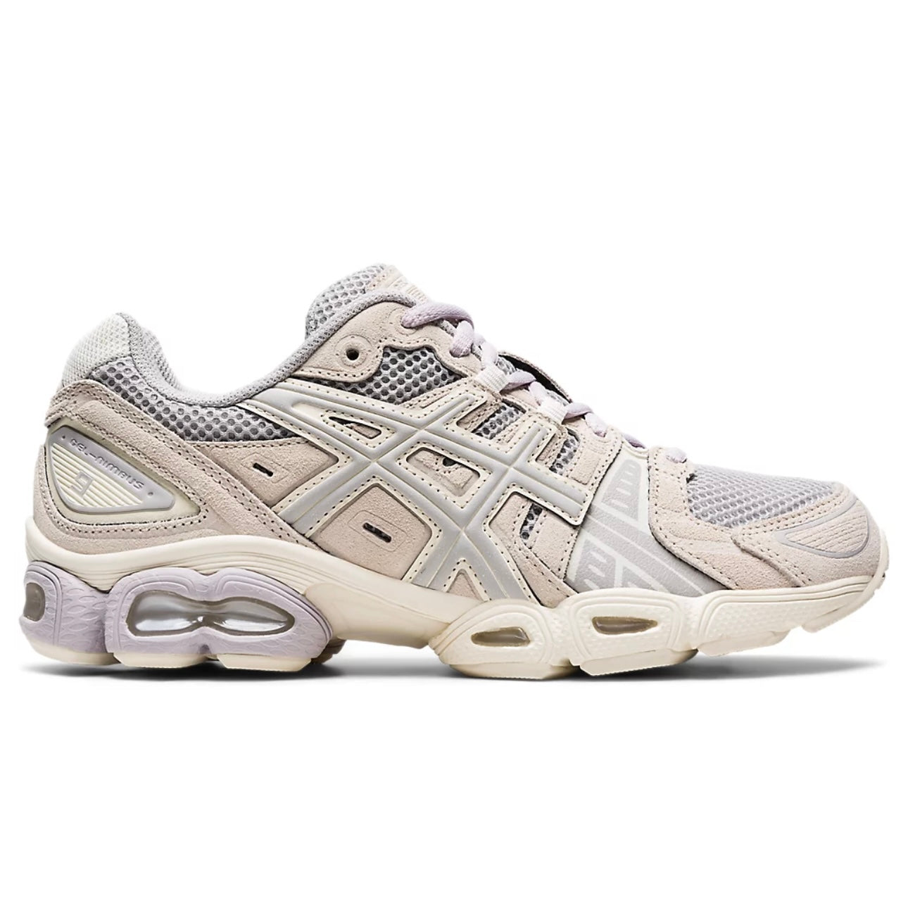 Womens Gel-Nimbus 9 oyster grey/birch