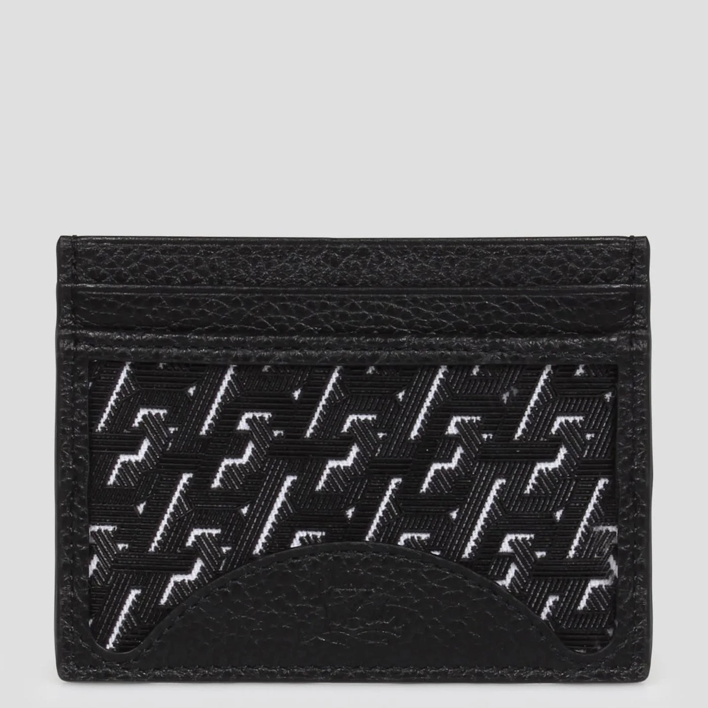 Christian Louboutin techno card holder black red