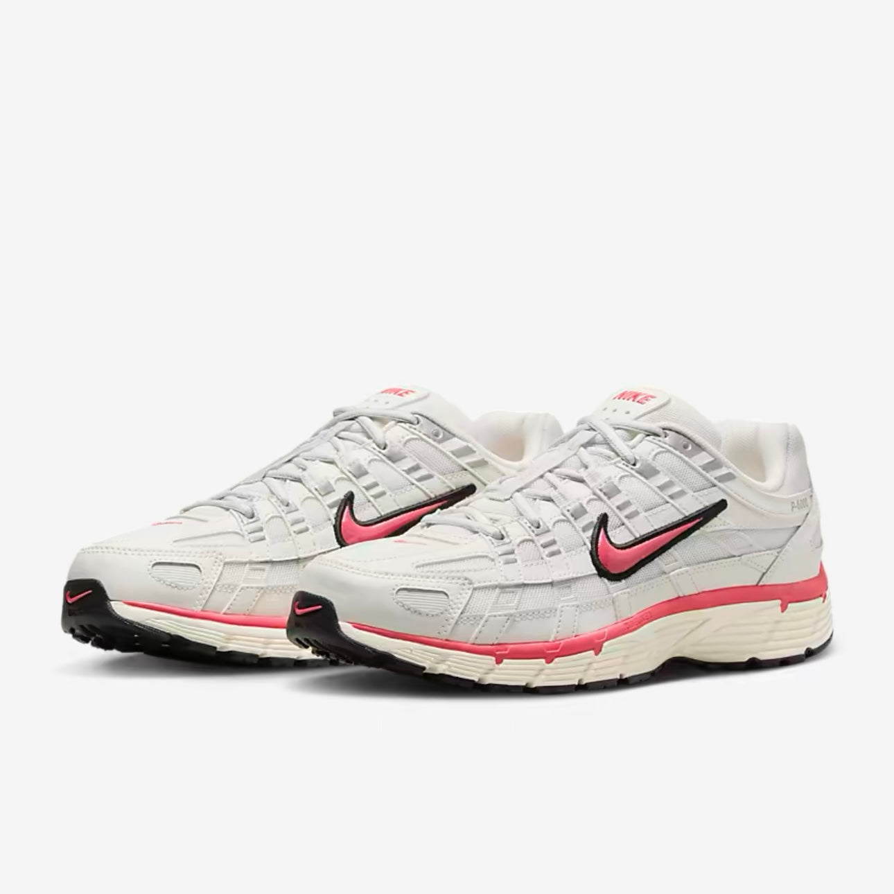 Nike P6000 trainers white pink-black