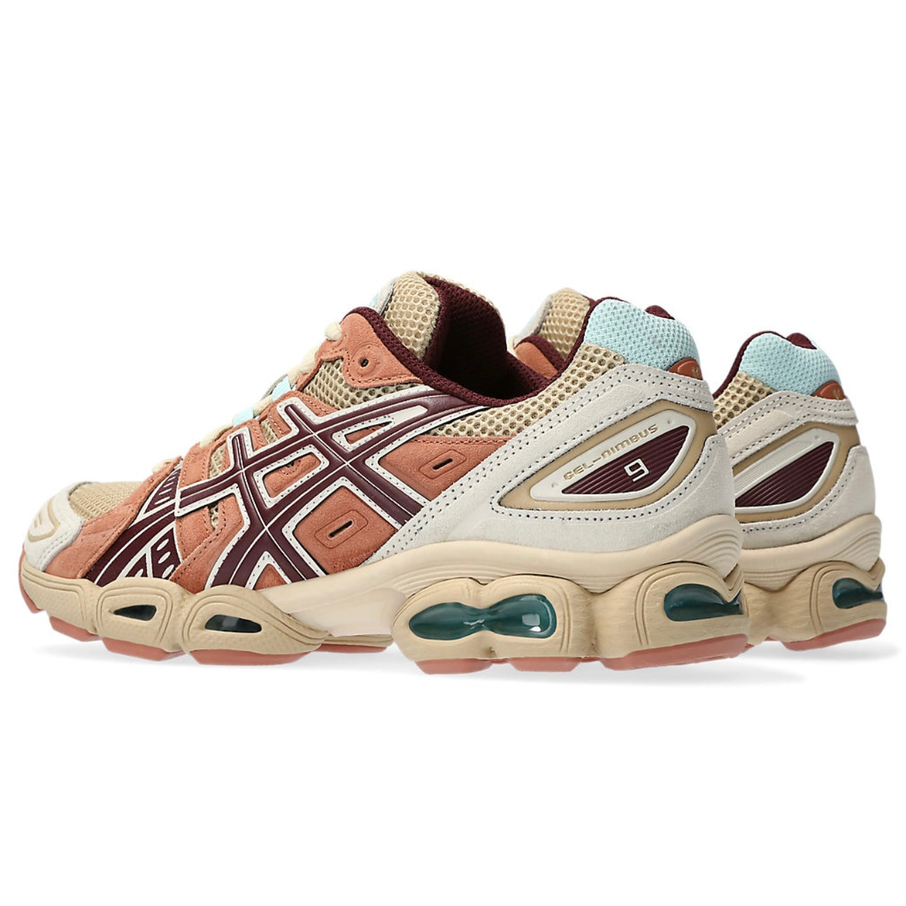 Womens Gel-Nimbus 9 dune/port royal