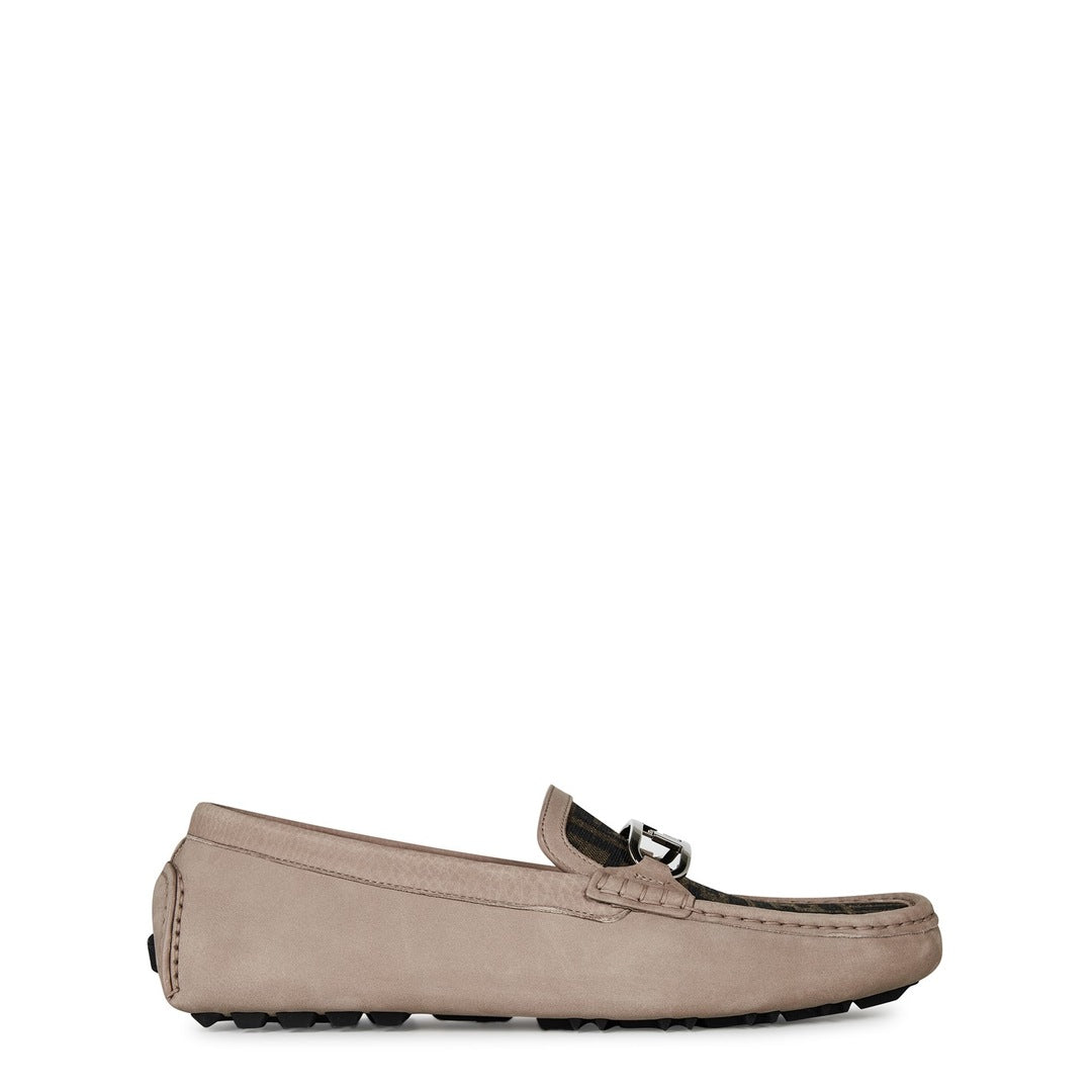 Fendi driving loafers brown