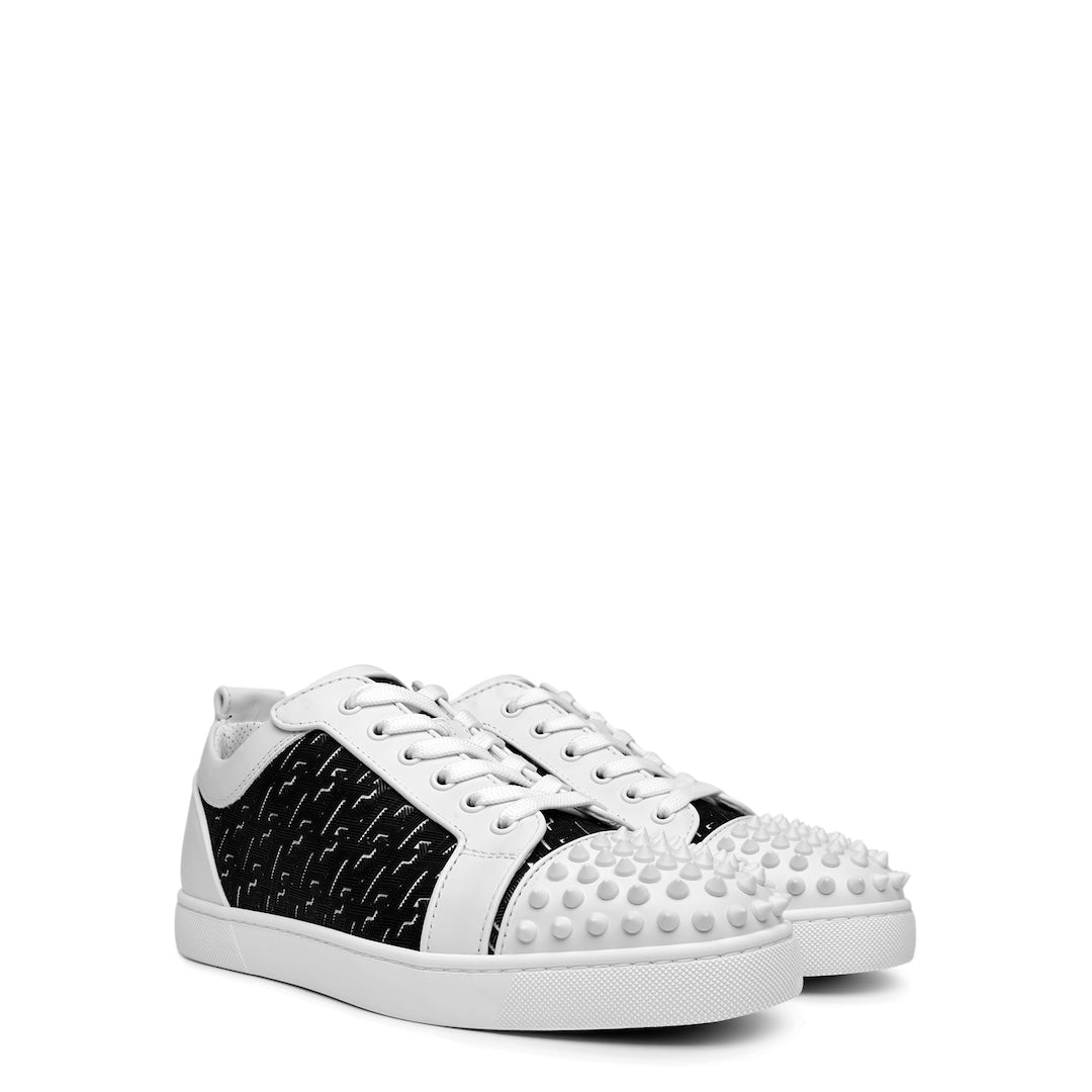 Christian Louboutin louis junior tech spike sneakers white