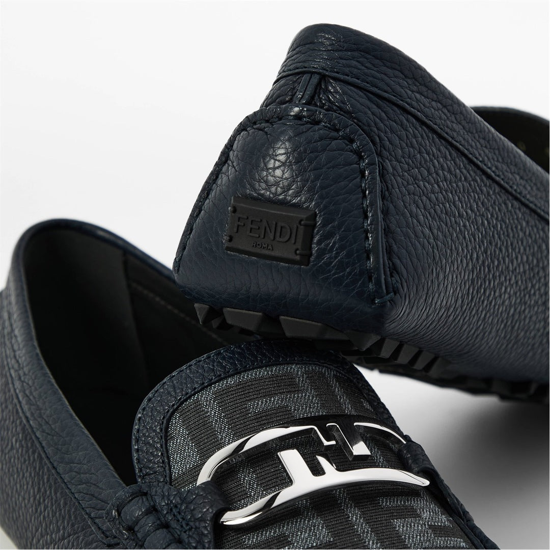FENDI driver loafer men’s navy