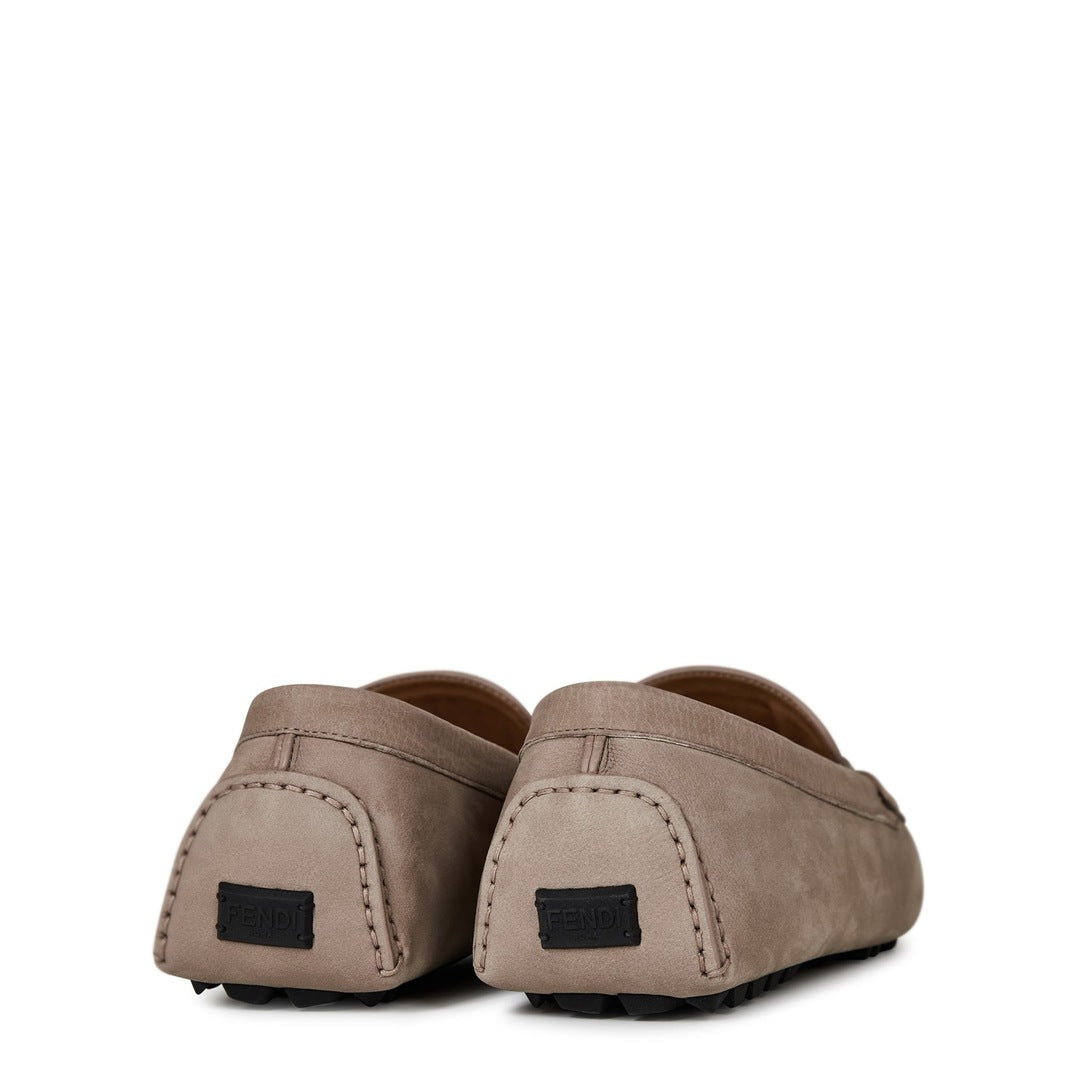 Fendi driving loafers brown