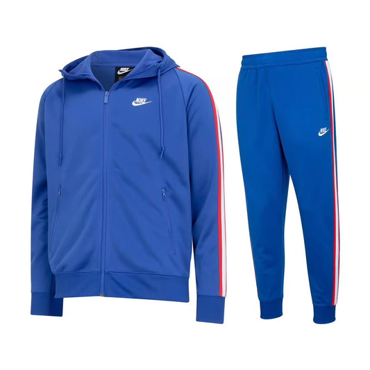 Nike tribute tracksuit blue