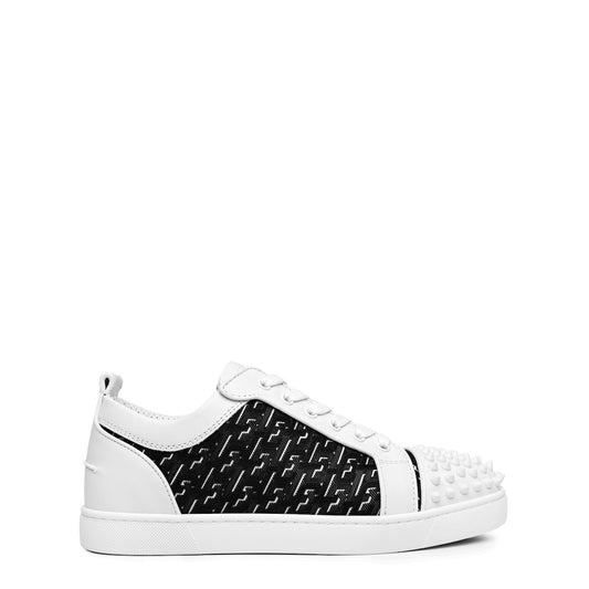 Christian Louboutin louis junior tech spike sneakers white