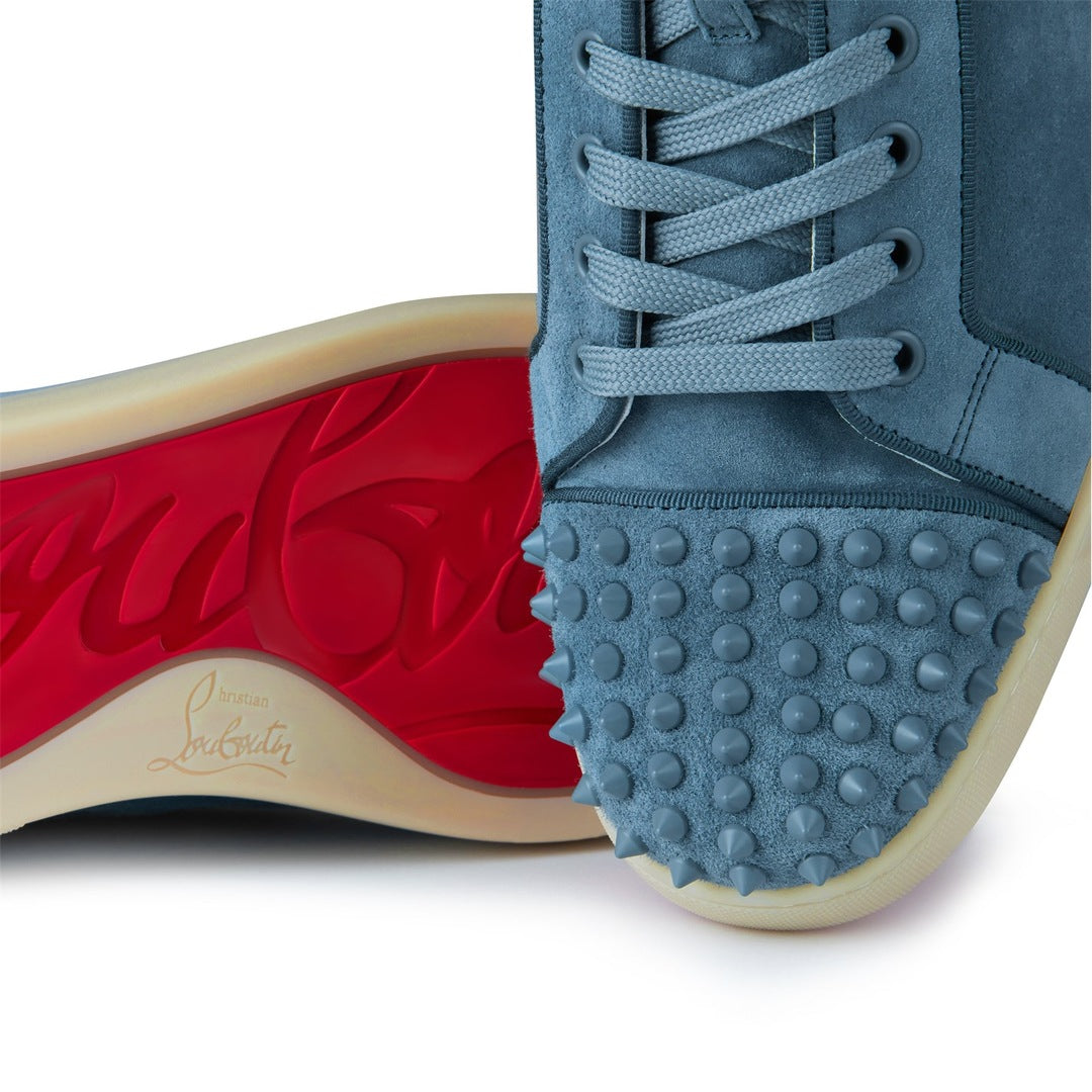 Christian Louboutin louis junior spikes blue