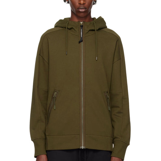 CP Company goggle hoodie khaki