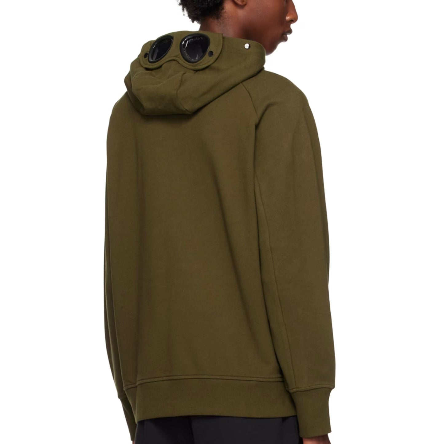CP Company goggle hoodie khaki