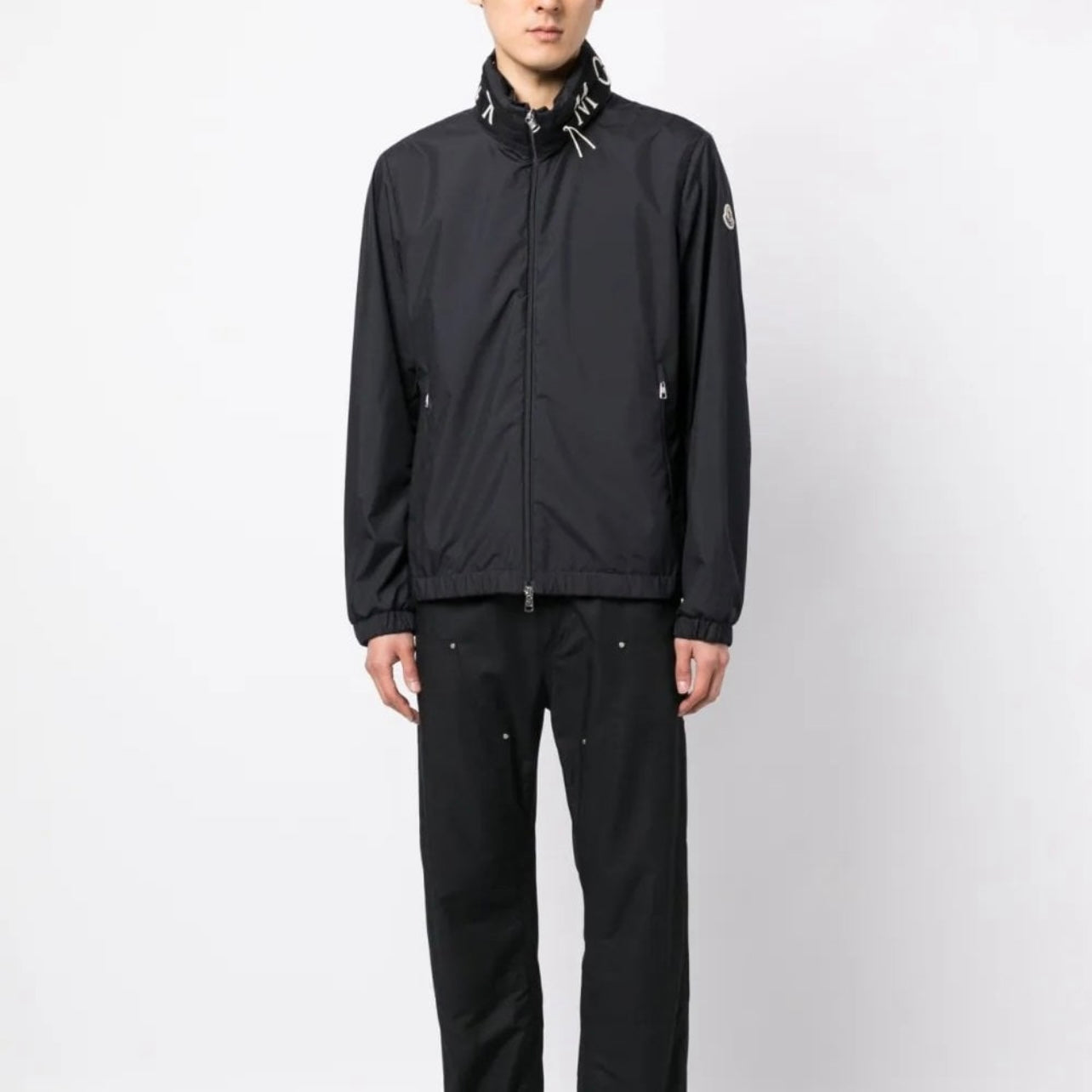Moncler beid logo jacket navy