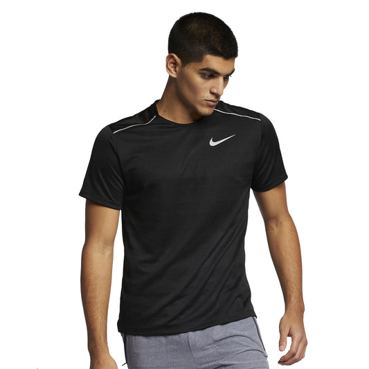 Nike Dri-FIT 1.0 Black Miler Running T Shirt