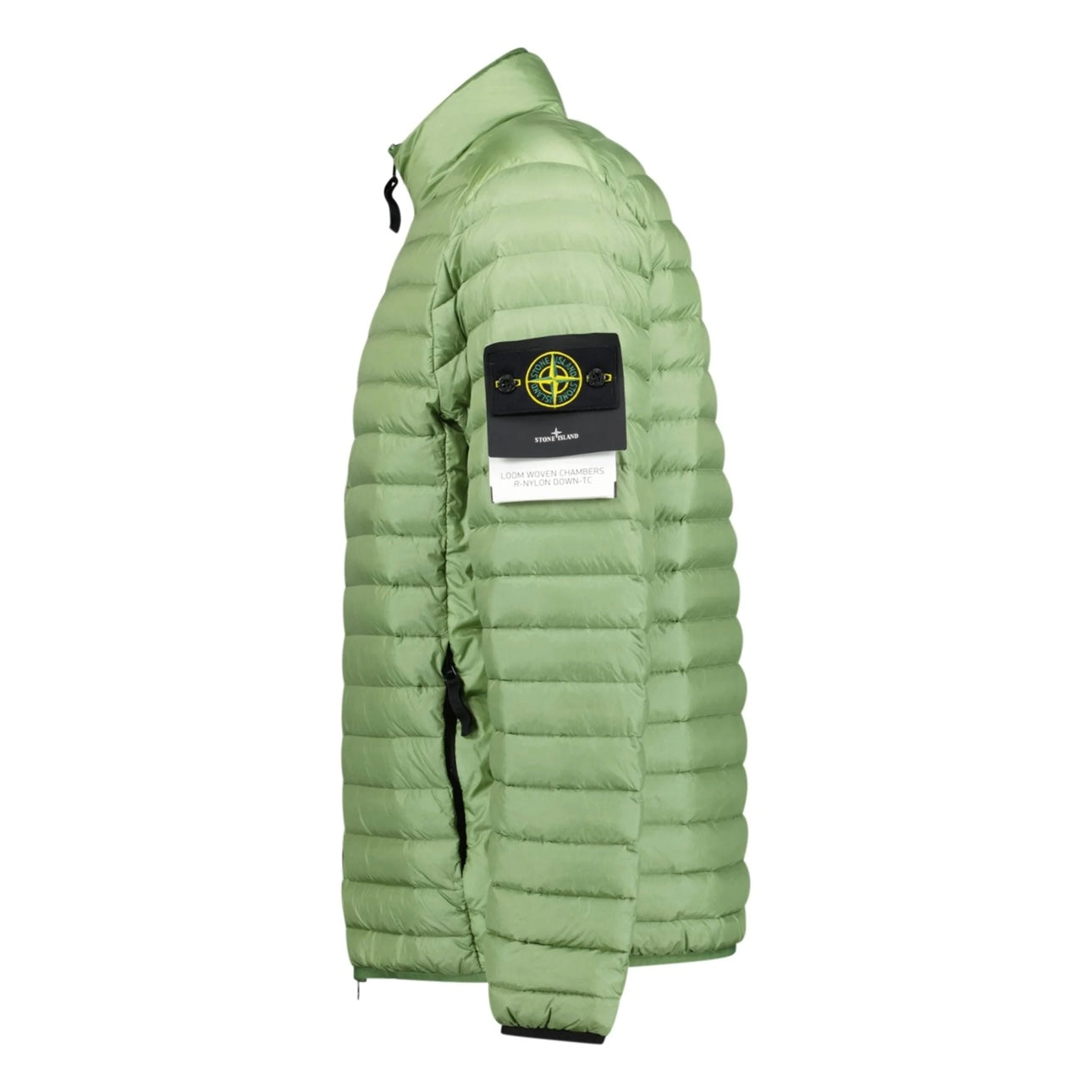 Stone Island loom woven down jacket green