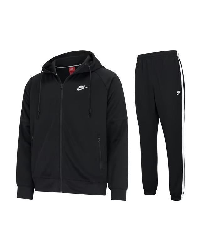 Nike tribute tracksuit black