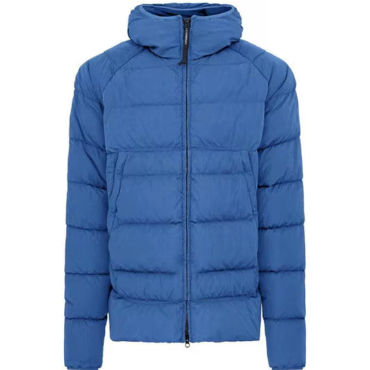 CP Company eco chrome goggle jacket blue