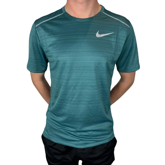 Nike Dri-FIT 1.0 green Miler Running T Shirt