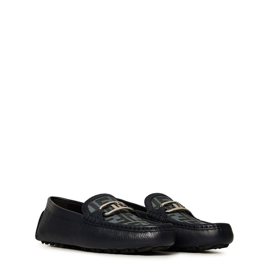FENDI driver loafer men’s navy